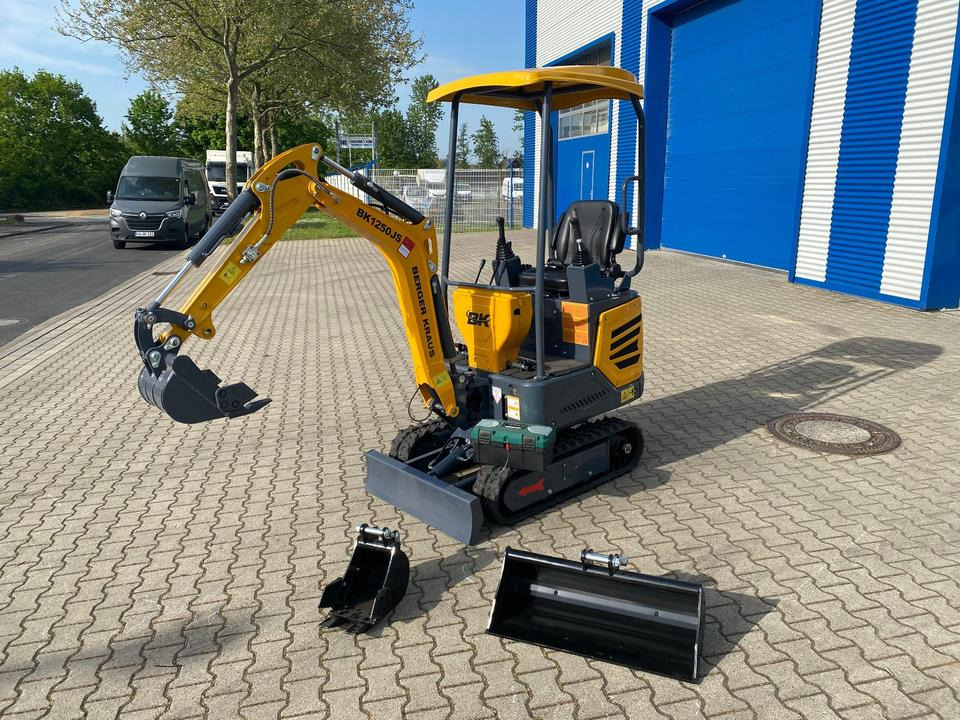 Minibagger BK1250JS + Schaufelpaket *INKL.19% MWST*KUBOTA*BERGER KRAUS*JOYSTICK*SOFORT!* - Ekskavator mini: gambar 1 Minibagger BK1250JS + Schaufelpaket *INKL.19% MWST*KUBOTA*BERGER KRAUS*JOYSTICK*SOFORT!* - Ekskavator mini: gambar 1