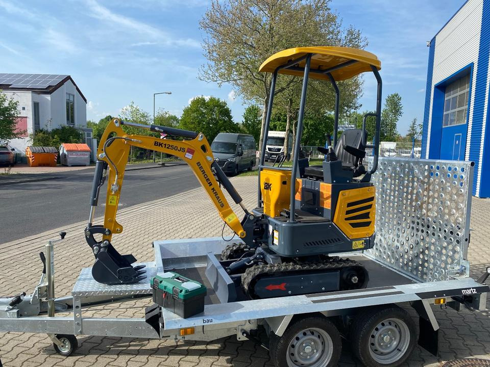 Minibagger BK1250JS + Tieflader + Zubehör *INKL.19% MWST*KUBOTA*BERGER KRAUS*JOYSTICK*SOFORT!* - Ekskavator mini, Trailer: gambar 5 Minibagger BK1250JS + Tieflader + Zubehör *INKL.19% MWST*KUBOTA*BERGER KRAUS*JOYSTICK*SOFORT!* - Ekskavator mini, Trailer: gambar 5