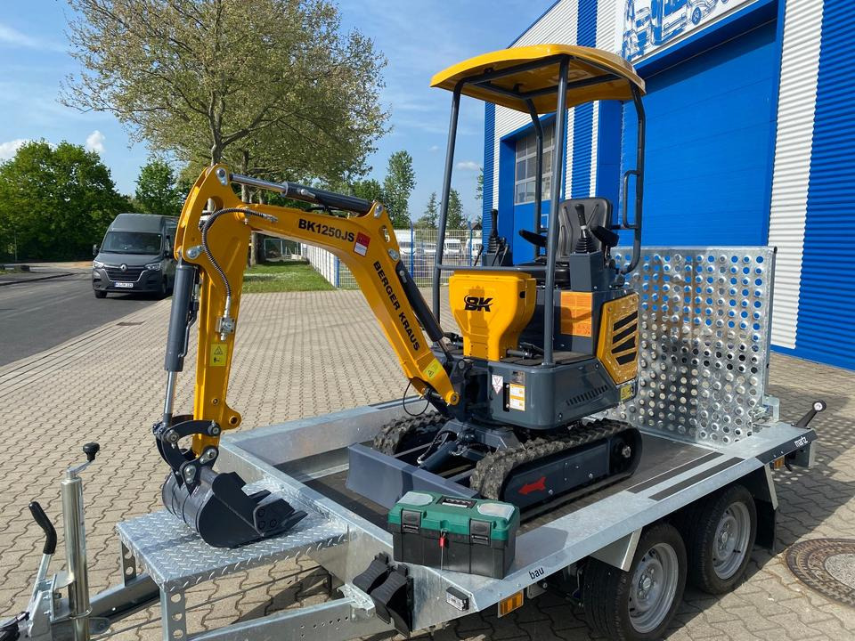 Minibagger BK1250JS + Tieflader + Zubehör *INKL.19% MWST*KUBOTA*BERGER KRAUS*JOYSTICK*SOFORT!* - Ekskavator mini: gambar 4 Minibagger BK1250JS + Tieflader + Zubehör *INKL.19% MWST*KUBOTA*BERGER KRAUS*JOYSTICK*SOFORT!* - Ekskavator mini: gambar 4