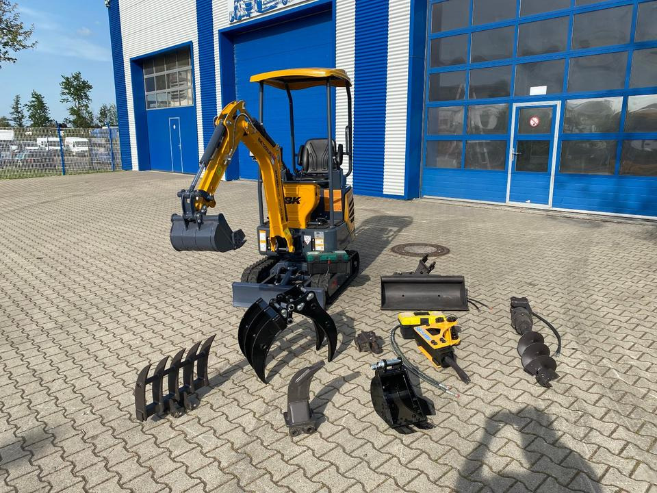 Ekskavator mini Minibagger BK1250JS + Zubehör *INKL.19% MWST*KUBOTA*BERGER KRAUS*JOYSTICK*SOFORT!*: gambar 15