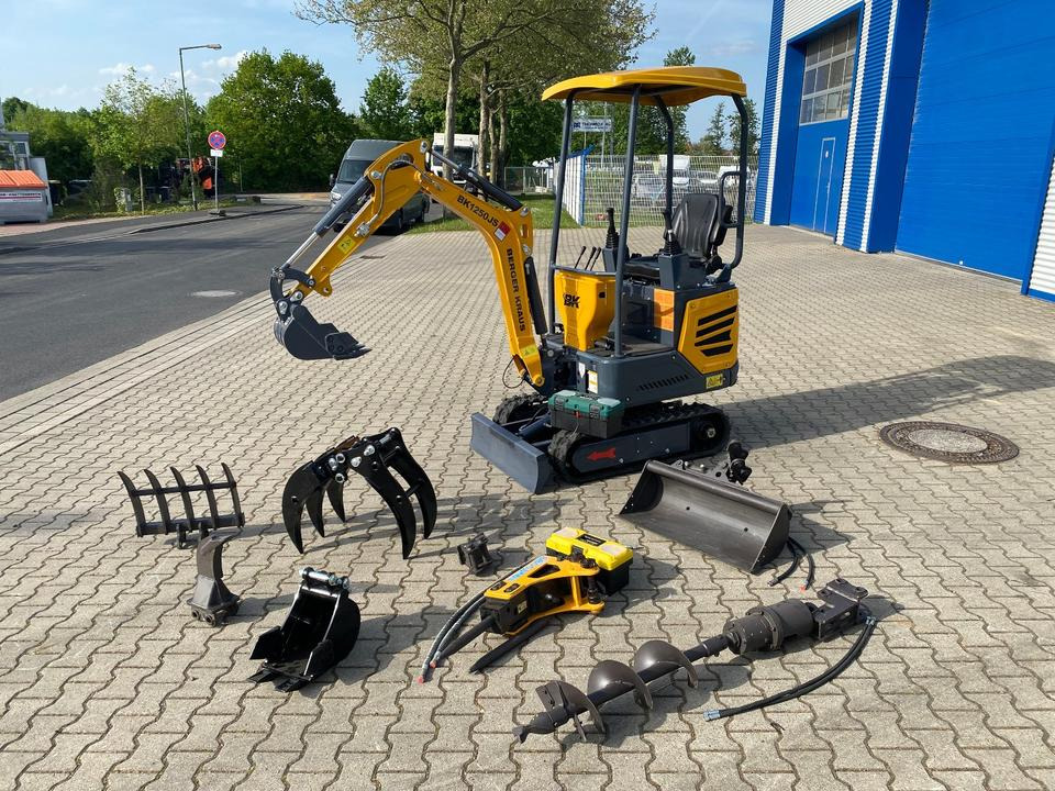 Minibagger BK1250JS + Zubehör *INKL.19% MWST*KUBOTA*BERGER KRAUS*JOYSTICK*SOFORT!* - Ekskavator mini: gambar 2 Minibagger BK1250JS + Zubehör *INKL.19% MWST*KUBOTA*BERGER KRAUS*JOYSTICK*SOFORT!* - Ekskavator mini: gambar 2