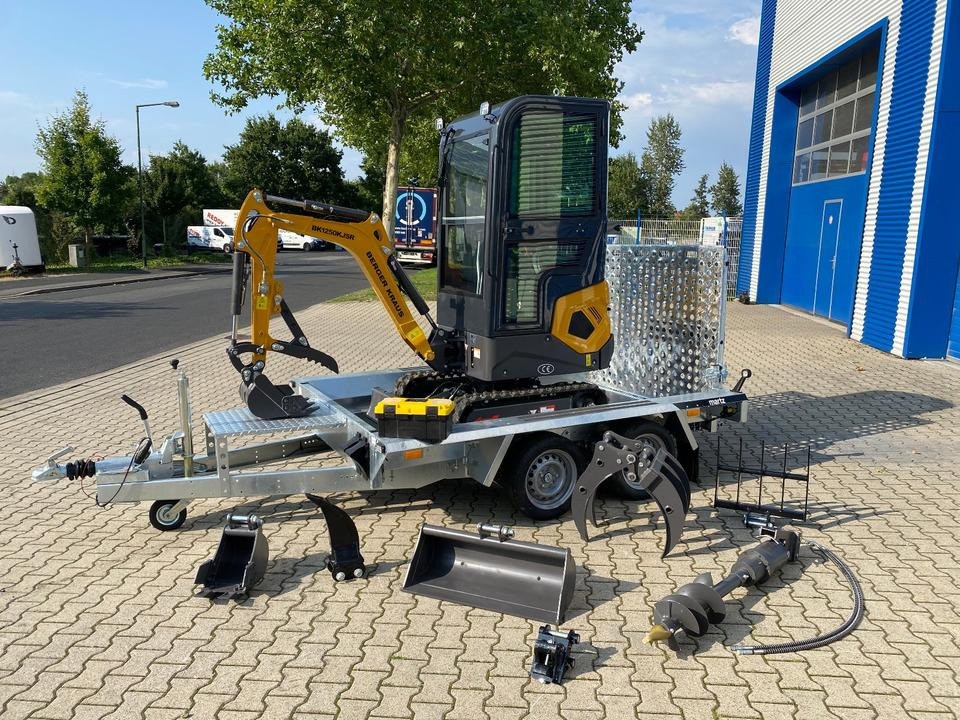 Minibagger BK1250KJSR + Tieflader + Zubehör *INKL.19% MWST*BERGER KRAUS*VERSTELLFAHRWERK* KUBOTA*SOFORT!* - Ekskavator mini: gambar 1 Minibagger BK1250KJSR + Tieflader + Zubehör *INKL.19% MWST*BERGER KRAUS*VERSTELLFAHRWERK* KUBOTA*SOFORT!* - Ekskavator mini: gambar 1