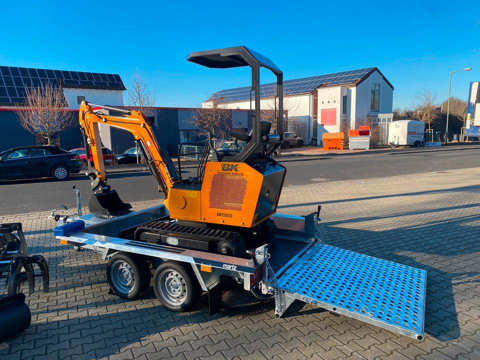 Minibagger BK1500JS + Anhänger + Zubehör *INKL.19% MWST*KUBOTA*BERGER KRAUS*JOYSTICK*ZUBEHÖRPAKET GROß*SOFORT!* - Ekskavator mini, Trailer: gambar 5 Minibagger BK1500JS + Anhänger + Zubehör *INKL.19% MWST*KUBOTA*BERGER KRAUS*JOYSTICK*ZUBEHÖRPAKET GROß*SOFORT!* - Ekskavator mini, Trailer: gambar 5