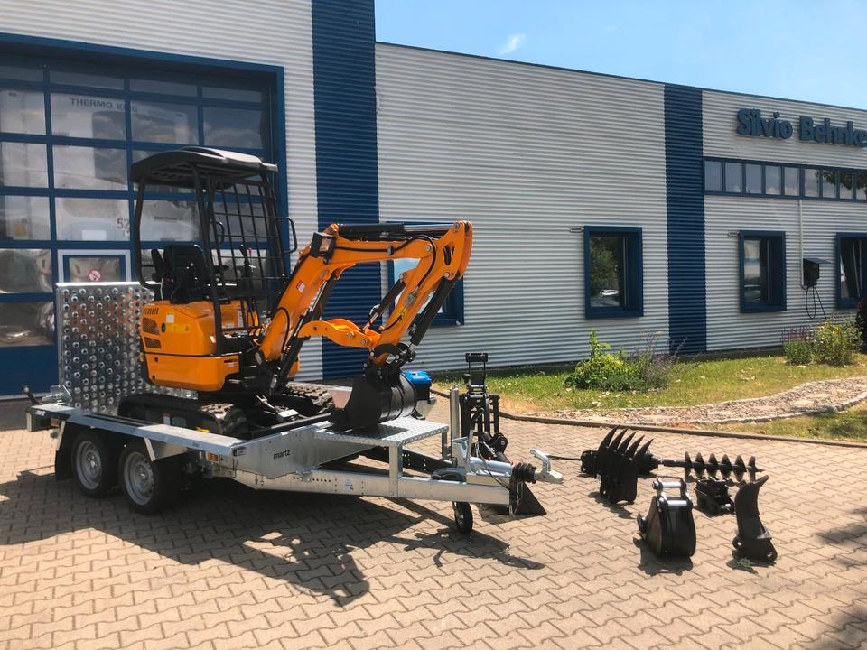 Minibagger BK1700JS + Tieflader + Zubehör *INKL.19% MWST*BERGER KRAUS*KUBOTA*JOYST*SOFORT! - Ekskavator mini, Trailer: gambar 4 Minibagger BK1700JS + Tieflader + Zubehör *INKL.19% MWST*BERGER KRAUS*KUBOTA*JOYST*SOFORT! - Ekskavator mini, Trailer: gambar 4