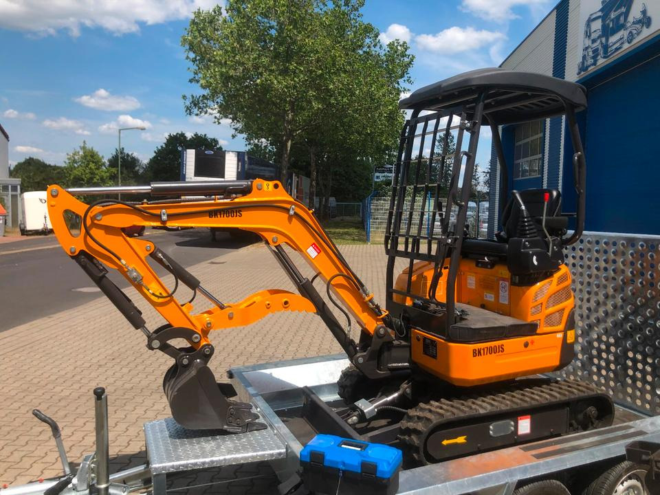 Minibagger BK1700JS +Tieflader +Zubehör *INKL.19% MWST*BERGER KRAUS*KUBOTA*JOYST*SOFORT! - Ekskavator mini, Trailer: gambar 5 Minibagger BK1700JS +Tieflader +Zubehör *INKL.19% MWST*BERGER KRAUS*KUBOTA*JOYST*SOFORT! - Ekskavator mini, Trailer: gambar 5