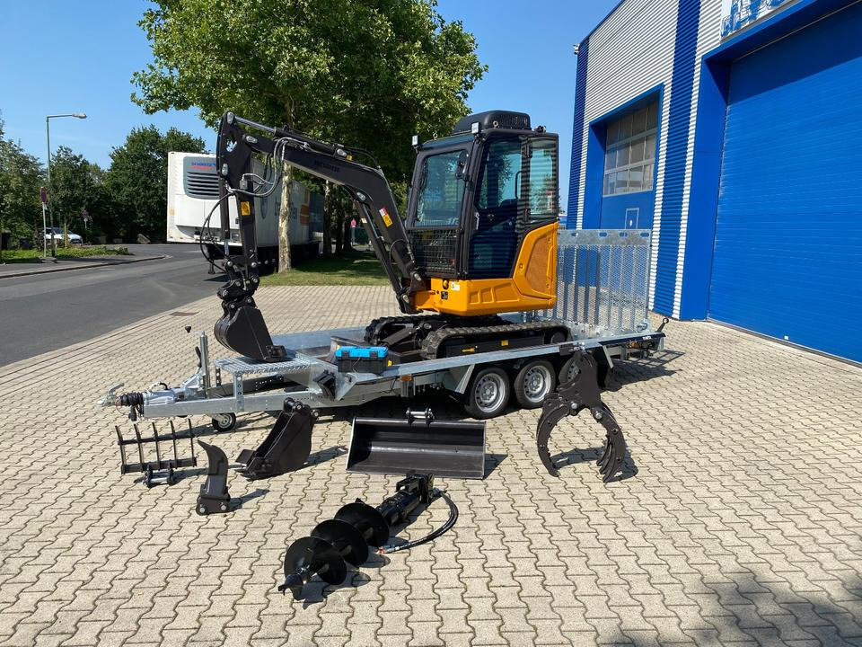 Minibagger BK2800ASR + Tieflader + Zubehör *INKL.19% MWST*BERGER KRAUS*KUBOTA*SCHWENKARM* VERSTELLFAHRWERK*KLIMA* - Ekskavator mini: gambar 1 Minibagger BK2800ASR + Tieflader + Zubehör *INKL.19% MWST*BERGER KRAUS*KUBOTA*SCHWENKARM* VERSTELLFAHRWERK*KLIMA* - Ekskavator mini: gambar 1