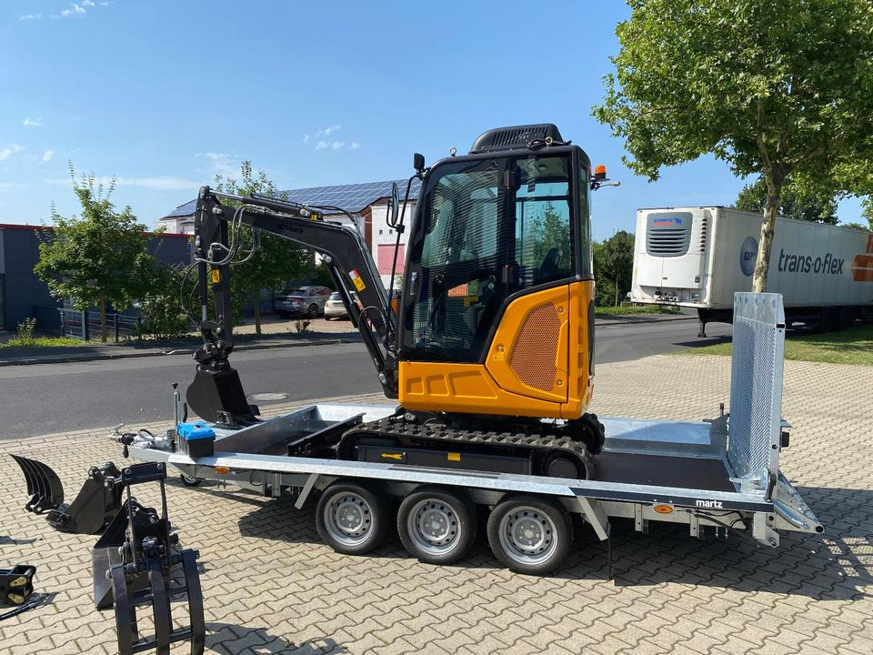 Minibagger BK2800ASR + Tieflader + Zubehör *INKL.19% MWST*BERGER KRAUS*KUBOTA*SCHWENKARM* VERSTELLFAHRWERK*KLIMA* - Ekskavator mini, Trailer: gambar 5 Minibagger BK2800ASR + Tieflader + Zubehör *INKL.19% MWST*BERGER KRAUS*KUBOTA*SCHWENKARM* VERSTELLFAHRWERK*KLIMA* - Ekskavator mini, Trailer: gambar 5