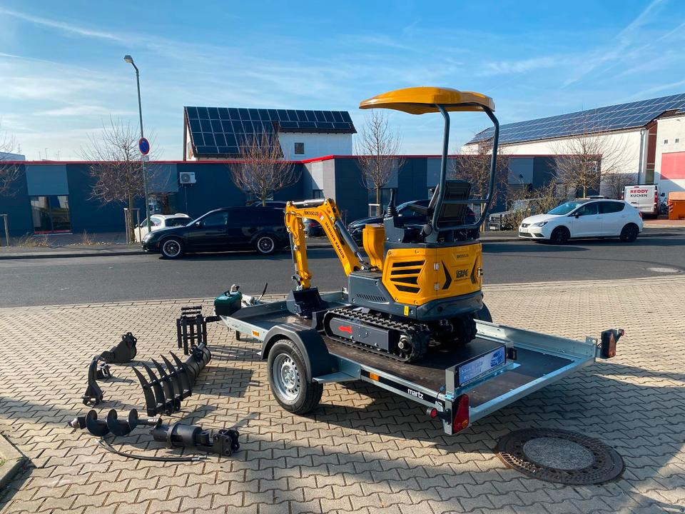 Minibagger BK950JS + Anhänger + Zubehör *INKL.19% MWST*BERGER KRAUS*JOYSTICK*SOFORT!* - Ekskavator mini, Trailer: gambar 3 Minibagger BK950JS + Anhänger + Zubehör *INKL.19% MWST*BERGER KRAUS*JOYSTICK*SOFORT!* - Ekskavator mini, Trailer: gambar 3