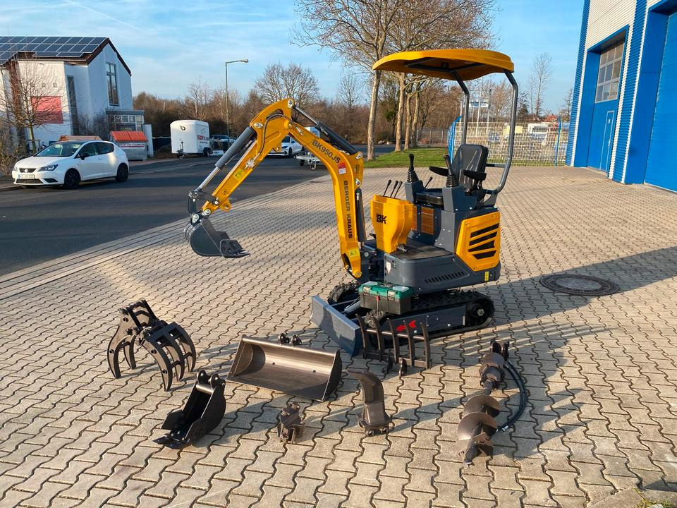 Minibagger BK950JS + Zubehör *INKL.19% MWST*BERGER KRAUS*JOYSTICK*SOFORT!* - Ekskavator mini: gambar 2 Minibagger BK950JS + Zubehör *INKL.19% MWST*BERGER KRAUS*JOYSTICK*SOFORT!* - Ekskavator mini: gambar 2