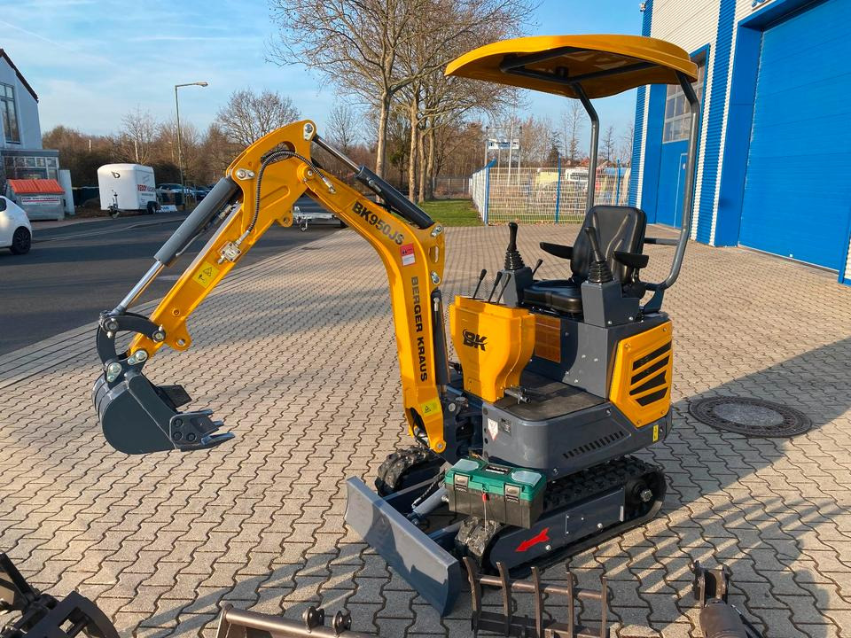 Minibagger BK950JS + Zubehör *INKL.19% MWST*BERGER KRAUS*JOYSTICK*SOFORT!* - Ekskavator mini: gambar 4 Minibagger BK950JS + Zubehör *INKL.19% MWST*BERGER KRAUS*JOYSTICK*SOFORT!* - Ekskavator mini: gambar 4