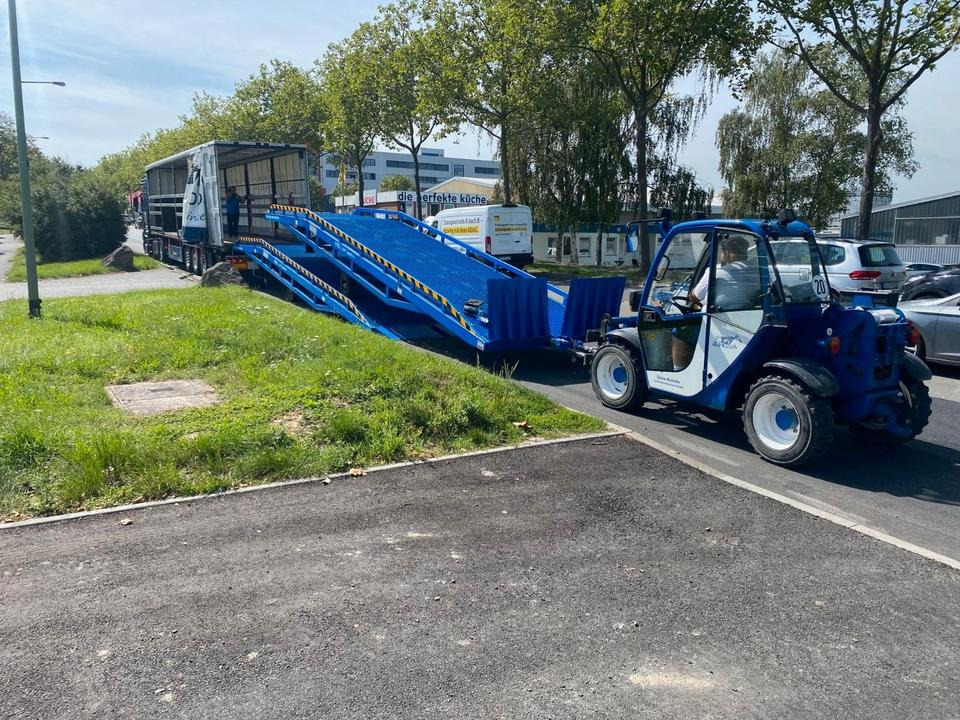Memuat ramp Verladerampe 8t Verzinkt Containerrampe LKW Rampe NEU *INKL.19% MWST*SOFORT VERFÜGBAR!*: gambar 18