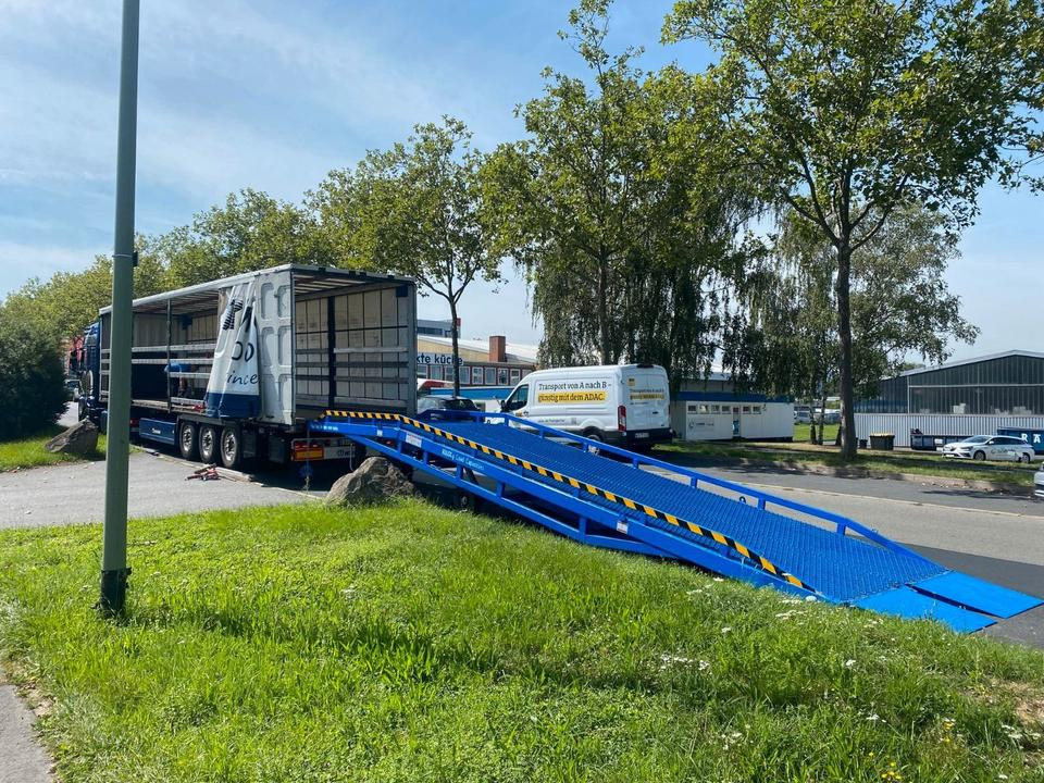 Memuat ramp Verladerampe 8t Verzinkt Containerrampe LKW Rampe NEU *INKL.19% MWST*SOFORT VERFÜGBAR!*: gambar 20