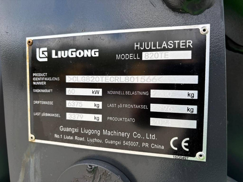 LIUGONG 820 TE Electric - Wheel loader: gambar 5 LIUGONG 820 TE Electric - Wheel loader: gambar 5