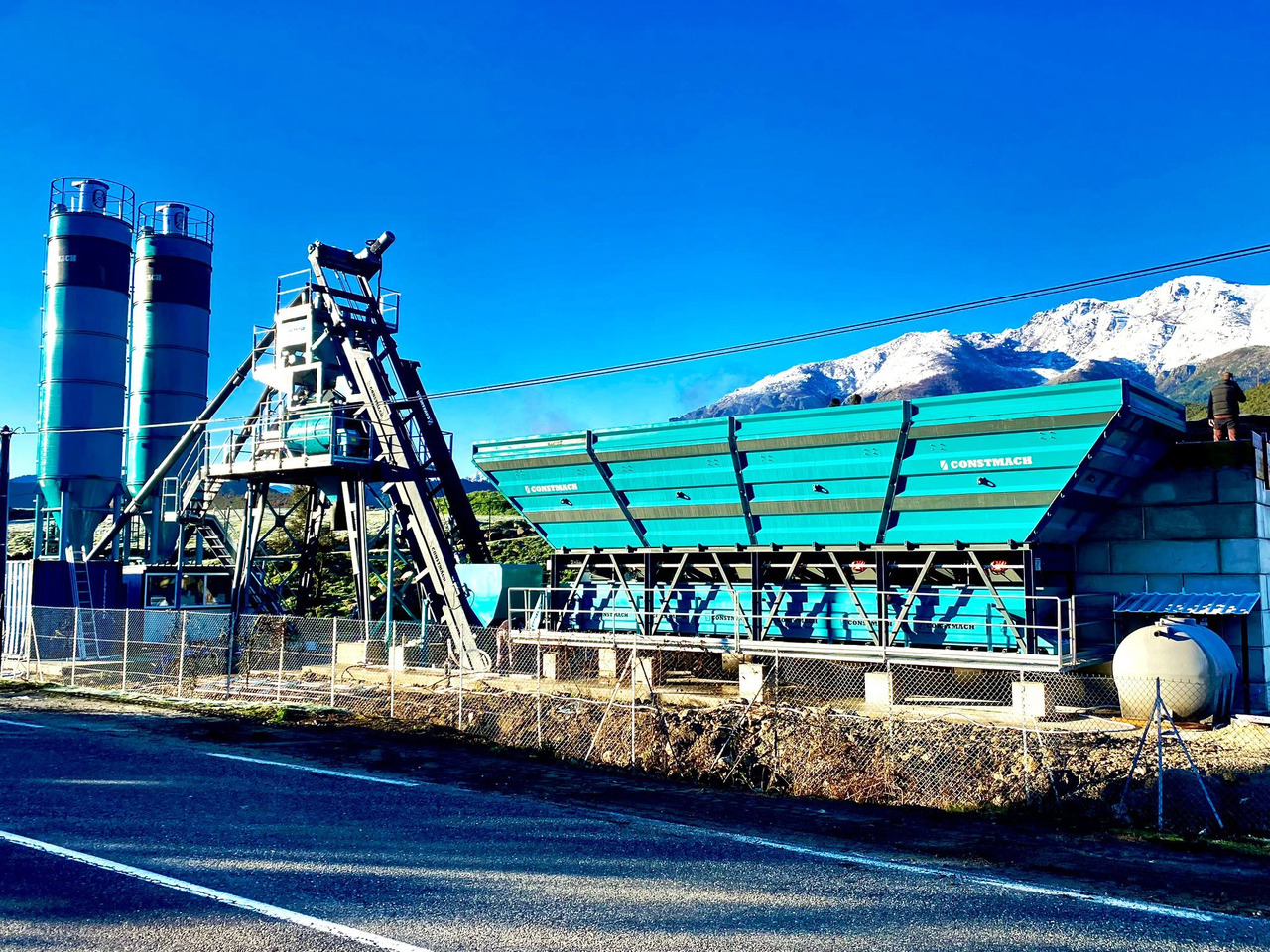 Constmach 100 m³/h Compact Concrete Batching Plant - Pabrik beton: gambar 1 Constmach 100 m³/h Compact Concrete Batching Plant - Pabrik beton: gambar 1