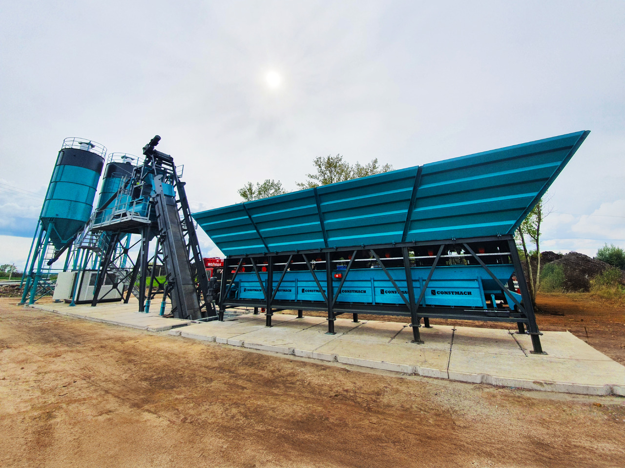Constmach 100 m³/h Compact Concrete Batching Plant - Pabrik beton: gambar 4 Constmach 100 m³/h Compact Concrete Batching Plant - Pabrik beton: gambar 4