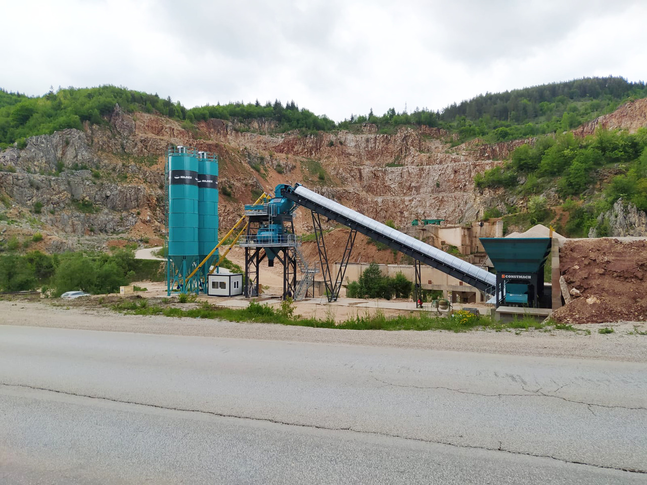 Constmach Centrale à Béton Stationnaire d'une Capacité de 100 m³/h - Pabrik beton: gambar 4 Constmach Centrale à Béton Stationnaire d'une Capacité de 100 m³/h - Pabrik beton: gambar 4