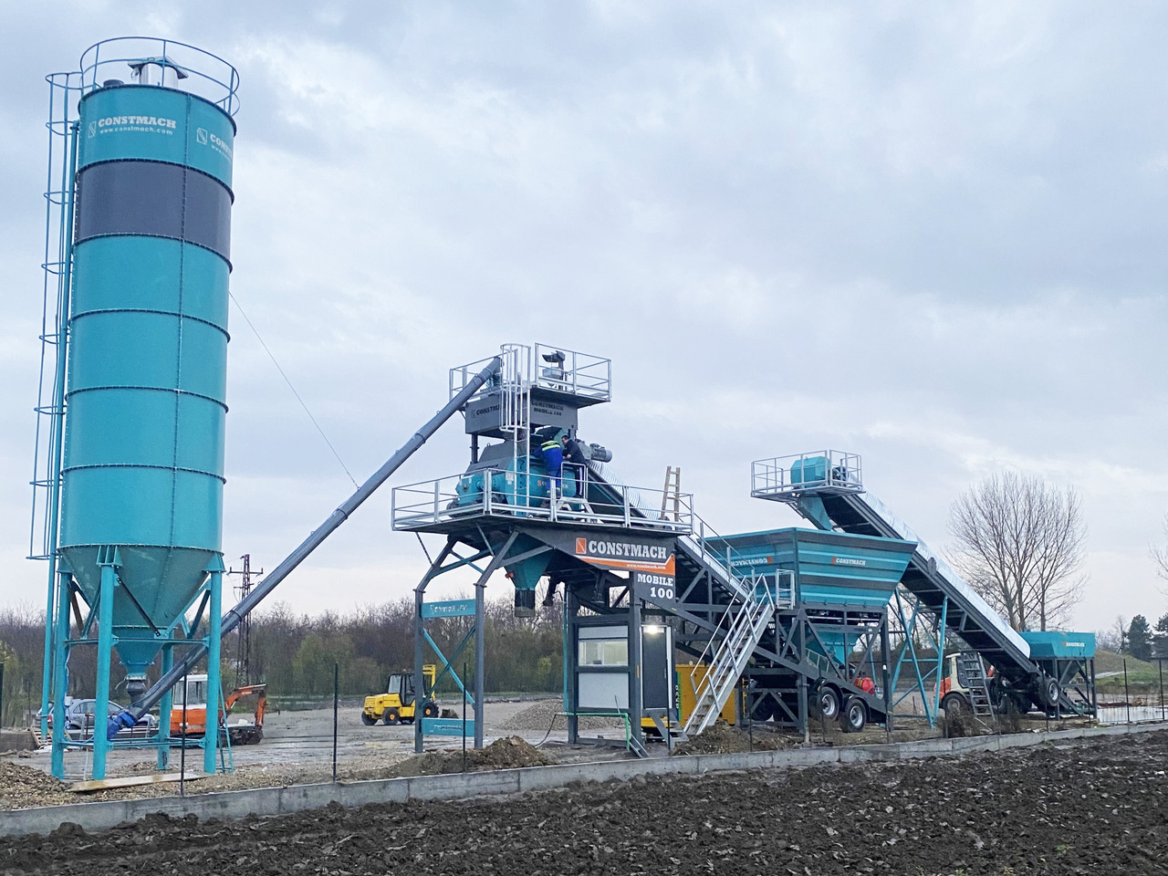 Pabrik beton baru Constmach Mobile Betonmischanlage mit 100 m³/h: gambar 14 Pabrik beton baru Constmach Mobile Betonmischanlage mit 100 m³/h: gambar 14