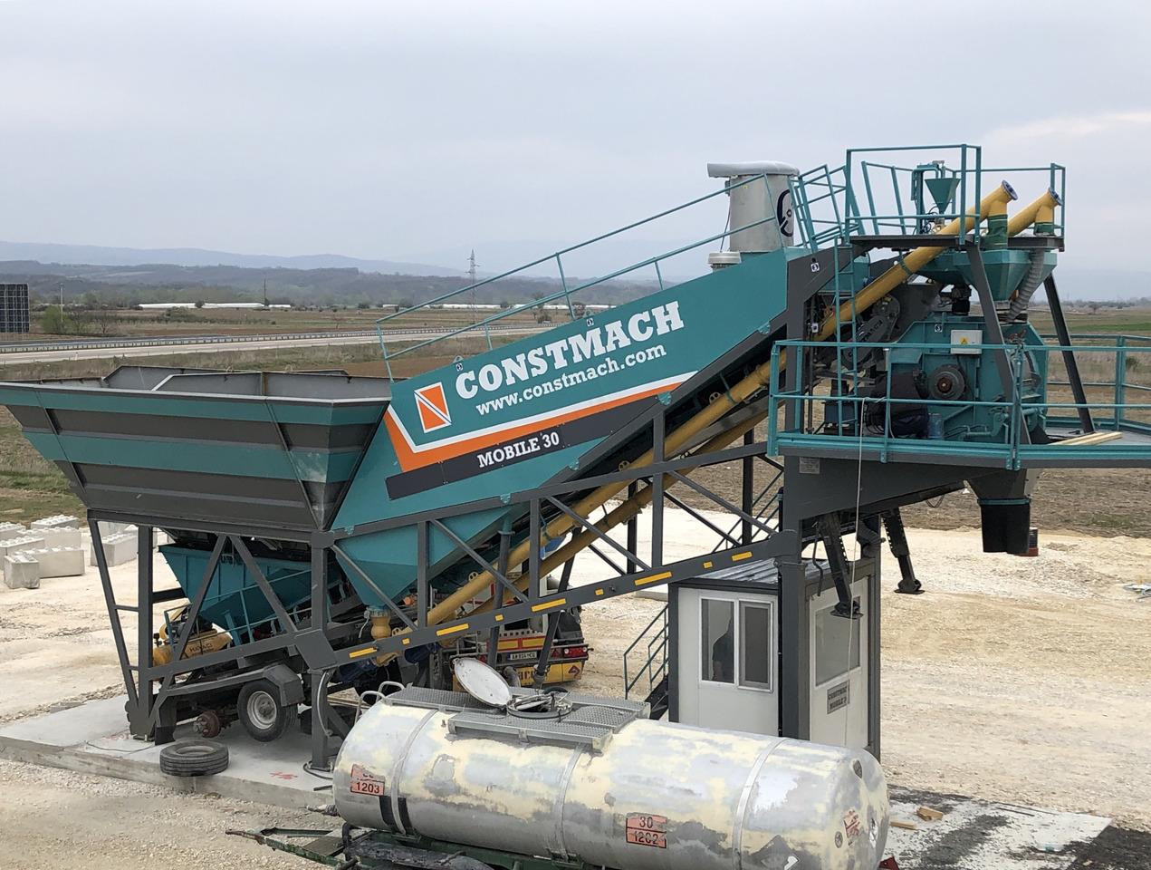 Pabrik beton baru Constmach Mobile Betonmischanlage mit 30 m³/h: gambar 5