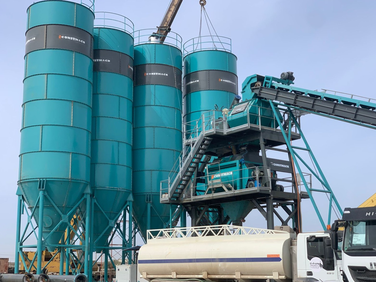 Constmach Silo à Ciment d'une Capacité de 200 Tonnes - Silo semen: gambar 2 Constmach Silo à Ciment d'une Capacité de 200 Tonnes - Silo semen: gambar 2