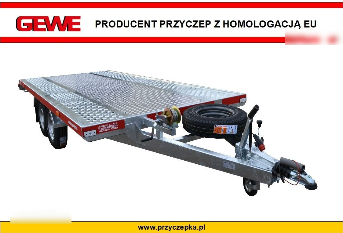 Gewe Laweta L3500 C/1 dł. 4,1 x 2,1 m - SUPER MOCNA - Trailer autotransporter: gambar 1 Gewe Laweta L3500 C/1 dł. 4,1 x 2,1 m - SUPER MOCNA - Trailer autotransporter: gambar 1