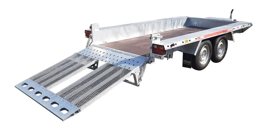 Gewe P3500 E/1 Przyczepa pod minikoparkę 3,5x1,6m SUPER MOCNA! - Trailer untuk mesin konstruksi: gambar 4 Gewe P3500 E/1 Przyczepa pod minikoparkę 3,5x1,6m SUPER MOCNA! - Trailer untuk mesin konstruksi: gambar 4
