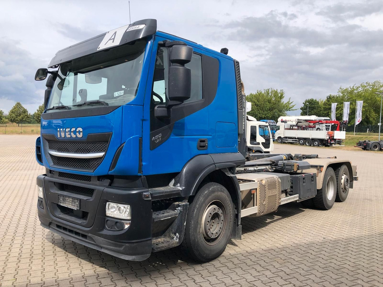 Iveco X-Way 480 Intarder*AHK*Lenk/LiftAchse*Meiller - Hook lift: gambar 1 Iveco X-Way 480 Intarder*AHK*Lenk/LiftAchse*Meiller - Hook lift: gambar 1