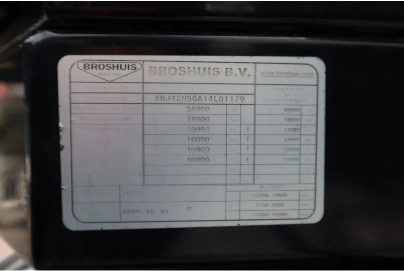 Semi-trailer low bed Broshuis 4A0u-16-40: gambar 19