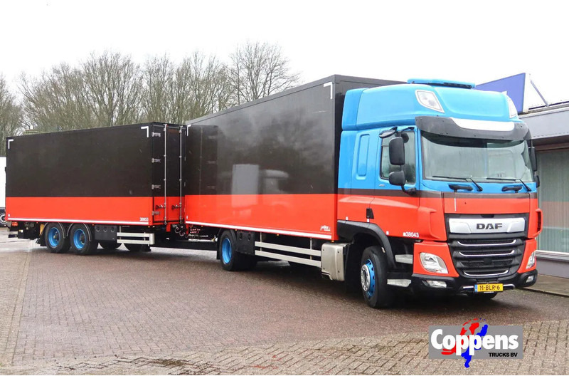 DAF CF 410 Bakwagen + Trailer 2x DHollandia 2000kg 5 stuks in voorraad!! - Truk box: gambar 1 DAF CF 410 Bakwagen + Trailer 2x DHollandia 2000kg 5 stuks in voorraad!! - Truk box: gambar 1