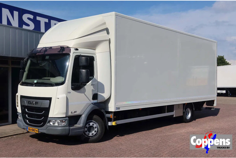 DAF LF 210 FA Bakwagen + Dhollandia 2000 kg klep extra accu set, 3x bindrail + stang. - Truk box: gambar 1 DAF LF 210 FA Bakwagen + Dhollandia 2000 kg klep extra accu set, 3x bindrail + stang. - Truk box: gambar 1