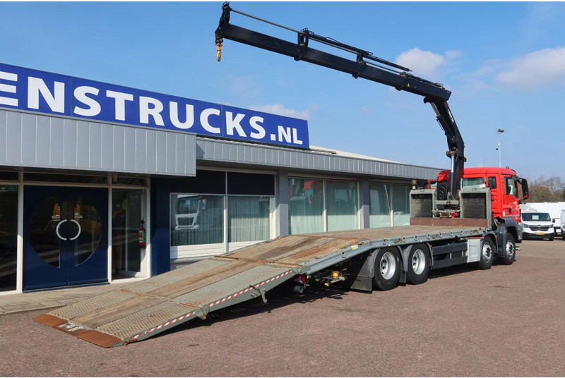 MAN TGS 35.360 8x2 Oprijwagen + HIAB 228 E 3 kraan. Radio grafisch + winch - Truk pengangkut mobil, Truk derek: gambar 3 MAN TGS 35.360 8x2 Oprijwagen + HIAB 228 E 3 kraan. Radio grafisch + winch - Truk pengangkut mobil, Truk derek: gambar 3