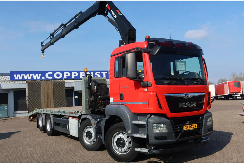 MAN TGS 35.360 8x2 Oprijwagen + HIAB 228 E 3 kraan. Radio grafisch + winch - Truk pengangkut mobil, Truk derek: gambar 2 MAN TGS 35.360 8x2 Oprijwagen + HIAB 228 E 3 kraan. Radio grafisch + winch - Truk pengangkut mobil, Truk derek: gambar 2