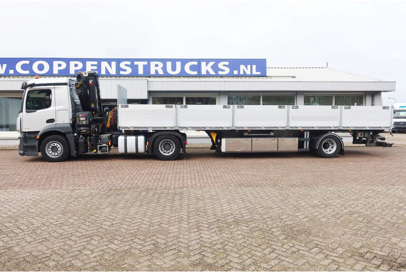 Truk derek Mercedes-Benz Actros 2133 L Trekker + Hiab Kraan met City Trailer: OT-92-VD: gambar 8