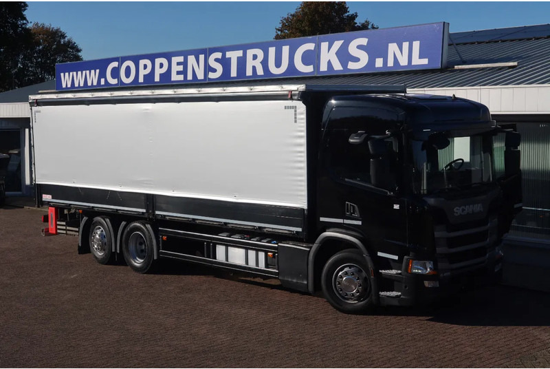 Truk dengan terpal samping Scania G450 6x2 Huif. Schuifdak: gambar 19