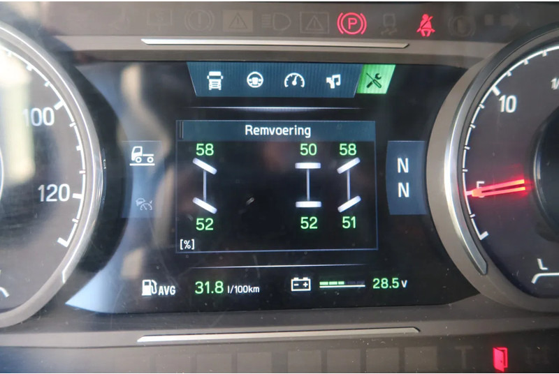 Truk dengan terpal samping Scania G450 6x2 Huif. Schuifdak: gambar 12