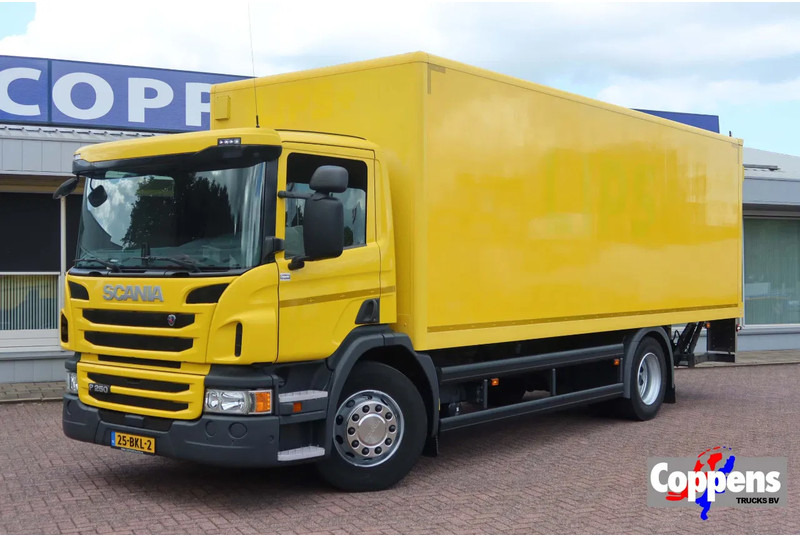 Scania P250 4x2 Bakwagen +Dhollandia klep 1500 kg E6 - Truk box: gambar 1 Scania P250 4x2 Bakwagen +Dhollandia klep 1500 kg E6 - Truk box: gambar 1