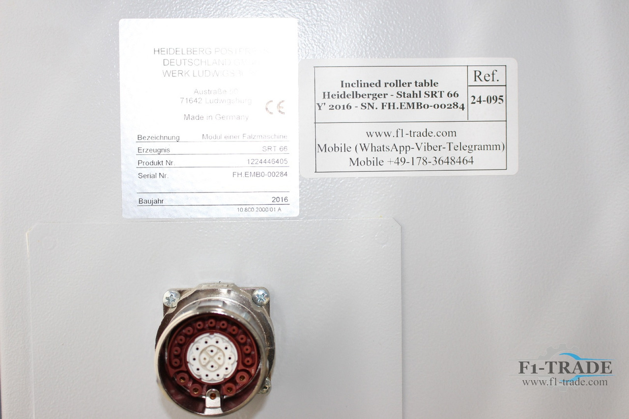 Mesin percetakan Heidelberger - Stahl SRT 66: gambar 6