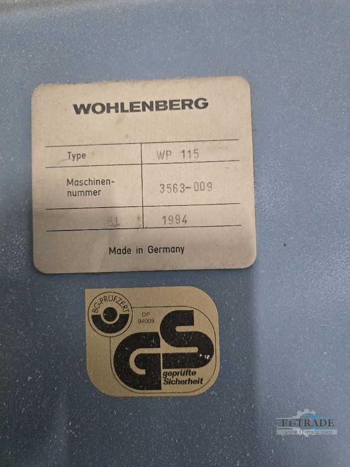 Wohlenberg WP 115 MCS-2 TV - Mesin potong kertas: gambar 4 Wohlenberg WP 115 MCS-2 TV - Mesin potong kertas: gambar 4