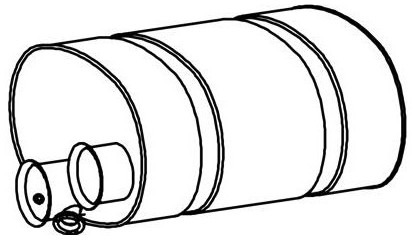 Katalysator SCR Euro 4/5 VOLVO B9, B12 - Dinex 80392 20703415 - Konverter katalitik untuk Truk: gambar 2 Katalysator SCR Euro 4/5 VOLVO B9, B12 - Dinex 80392 20703415 - Konverter katalitik untuk Truk: gambar 2