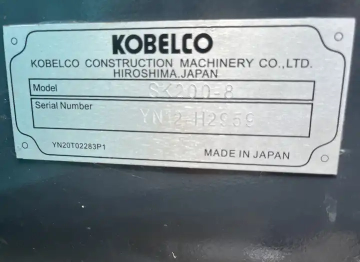 20t Used Kobelco Excavator Sk200-8 Sk200 210-8,Kobelco Sk140 Sk200 Sk210 Excavators In Shanghai - Ekskavator perayap: gambar 5 20t Used Kobelco Excavator Sk200-8 Sk200 210-8,Kobelco Sk140 Sk200 Sk210 Excavators In Shanghai - Ekskavator perayap: gambar 5