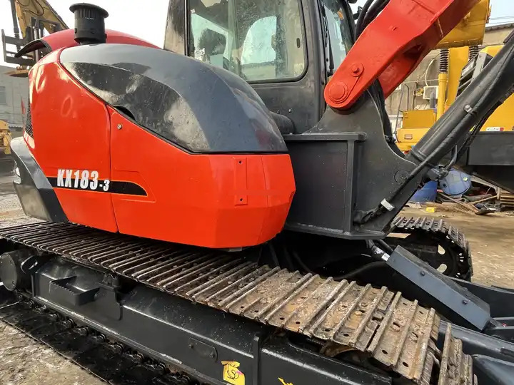 Ekskavator perayap Excellent Performance Used Kubota Kx183-5 Digger Second Hand Mini Excavator 8ton Mini Crawler Excavator kx183-5kx183-3 For Sale: gambar 6