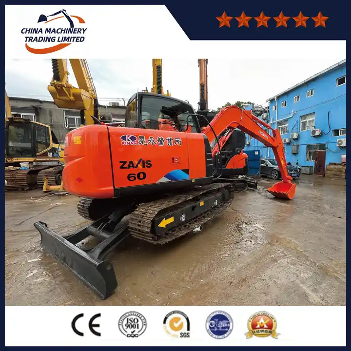 Original Small Size Second Hand Excavating Equipment Cheap Price Excellent Quality Used Hitachi Zx60 Excavator With Blade - Ekskavator perayap: gambar 4 Original Small Size Second Hand Excavating Equipment Cheap Price Excellent Quality Used Hitachi Zx60 Excavator With Blade - Ekskavator perayap: gambar 4
