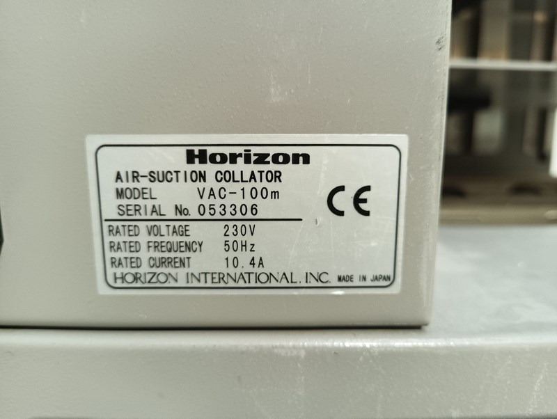 Horizon VAC-100m - Mesin percetakan: gambar 5 Horizon VAC-100m - Mesin percetakan: gambar 5