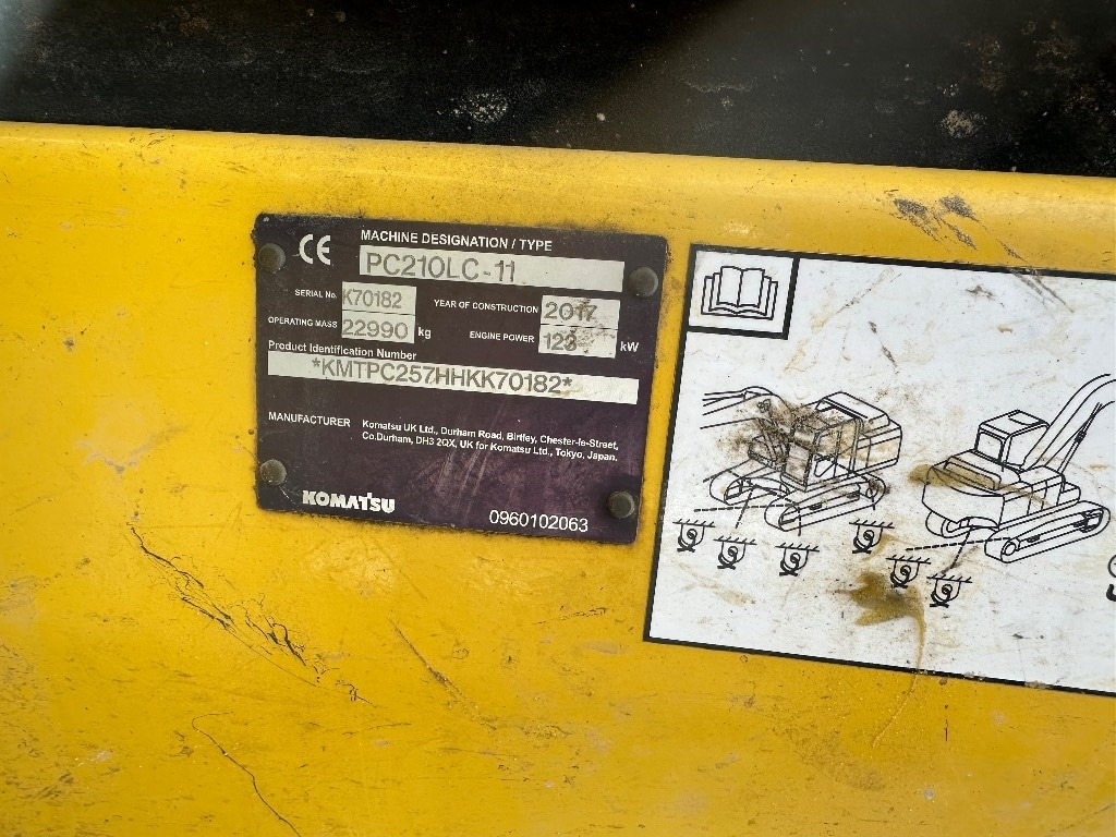 Ekskavator perayap Komatsu PC 210 LC-11: gambar 13