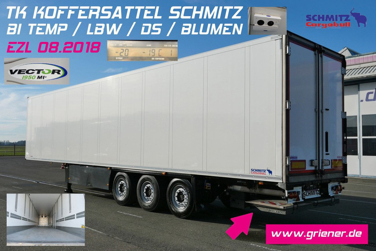 Schmitz Cargobull SKO 24/ BI TEMP CARRIER VEC 1950 MT /DS/LBW !!!! - Semi-trailer kotak tertutup: gambar 1 Schmitz Cargobull SKO 24/ BI TEMP CARRIER VEC 1950 MT /DS/LBW !!!! - Semi-trailer kotak tertutup: gambar 1