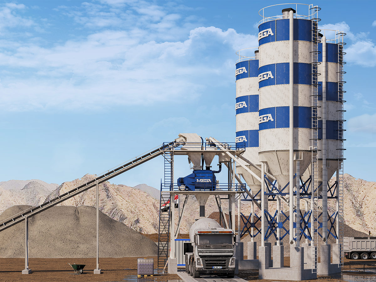 MEGA PROMIX 90 TW - Pabrik beton: gambar 2 MEGA PROMIX 90 TW - Pabrik beton: gambar 2