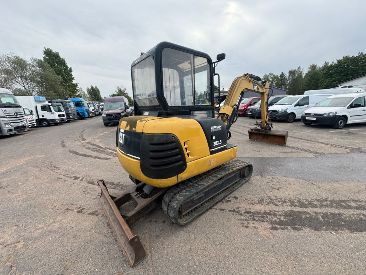 CAT 303.5 CAB Tieflöffel Graberäumer - Ekskavator mini: gambar 3 CAT 303.5 CAB Tieflöffel Graberäumer - Ekskavator mini: gambar 3