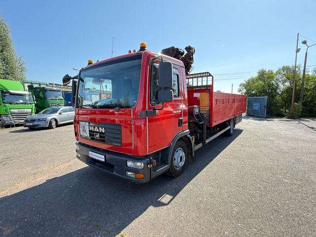 MAN TGL 12.210 mit Kran - Truk flatbed, Truk derek: gambar 3 MAN TGL 12.210 mit Kran - Truk flatbed, Truk derek: gambar 3