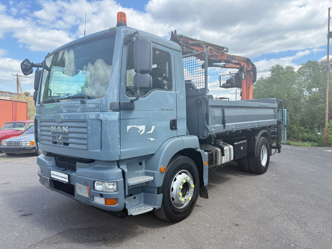 MAN TGM 8.280 Kipper Kran Atlas 85.2 - Truk jungkit, Truk derek: gambar 3 MAN TGM 8.280 Kipper Kran Atlas 85.2 - Truk jungkit, Truk derek: gambar 3