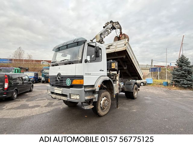 Mercedes-Benz Atego 1828 4x4 Kipper-Kran Atlas - Truk jungkit, Truk derek: gambar 1 Mercedes-Benz Atego 1828 4x4 Kipper-Kran Atlas - Truk jungkit, Truk derek: gambar 1