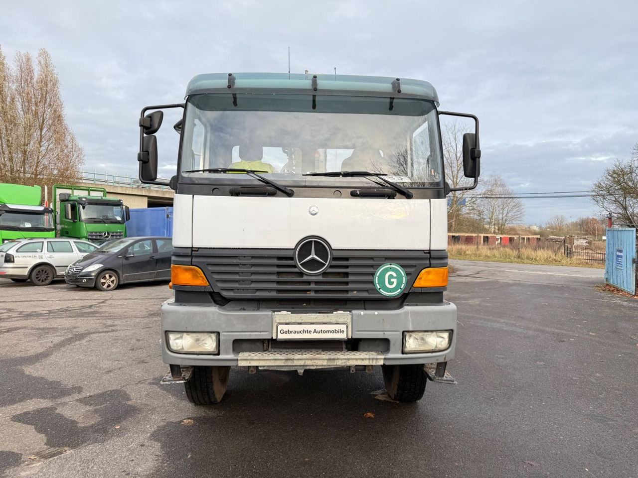 Mercedes-Benz Atego 1828 4x4 Kipper-Kran Atlas - Truk jungkit, Truk derek: gambar 2 Mercedes-Benz Atego 1828 4x4 Kipper-Kran Atlas - Truk jungkit, Truk derek: gambar 2